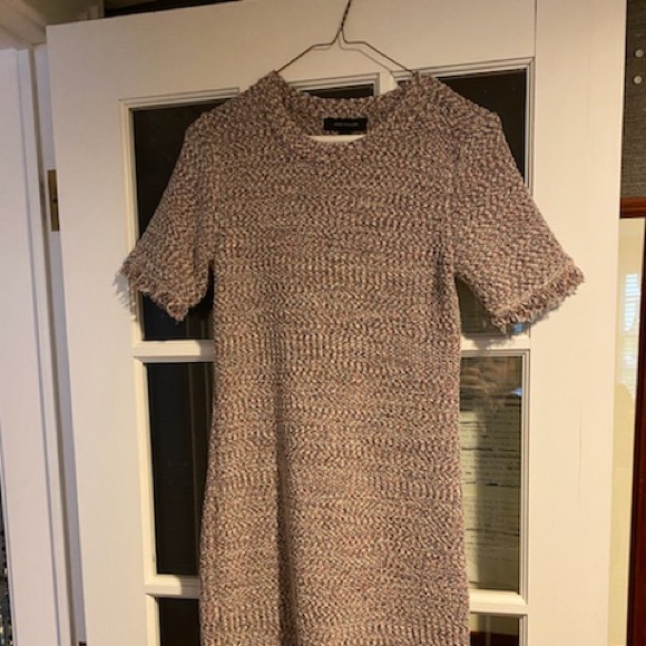 Ann Taylor Fringe Tweed Dress - Picture 5 of 6